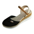thumbnail image 1 of AnuYalue Closed Toe Wedges for Women, Platform Wedges Heels for Women Comfortable Medium Heel Wedges Work Pumps Shoes for Dressy Spring Fall, 1 of 6