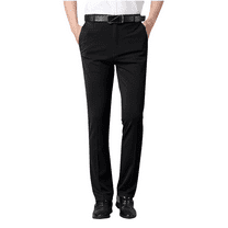 AnuYalue Dress Pants for Men Casual Fleece Straight-Leg Golf Pant Winter Regular Fit Chino Pant for Daily Work