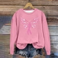 thumbnail image 1 of AnuYalue In October We Wear Shirt Plus Size Breast Cancer Shirts for Women Pink Ribbon Sweatshirts Inspirational Tops, 1 of 4