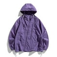 thumbnail image 1 of AnuYalue Lightweight Rain Jacket Men and Women Waterproof Windbreaker Raincoat Drawstring Pocket Long Sleeve Hooded Casual Jackets Fall Travel Hiking Windbreaker Outerwear, 1 of 6