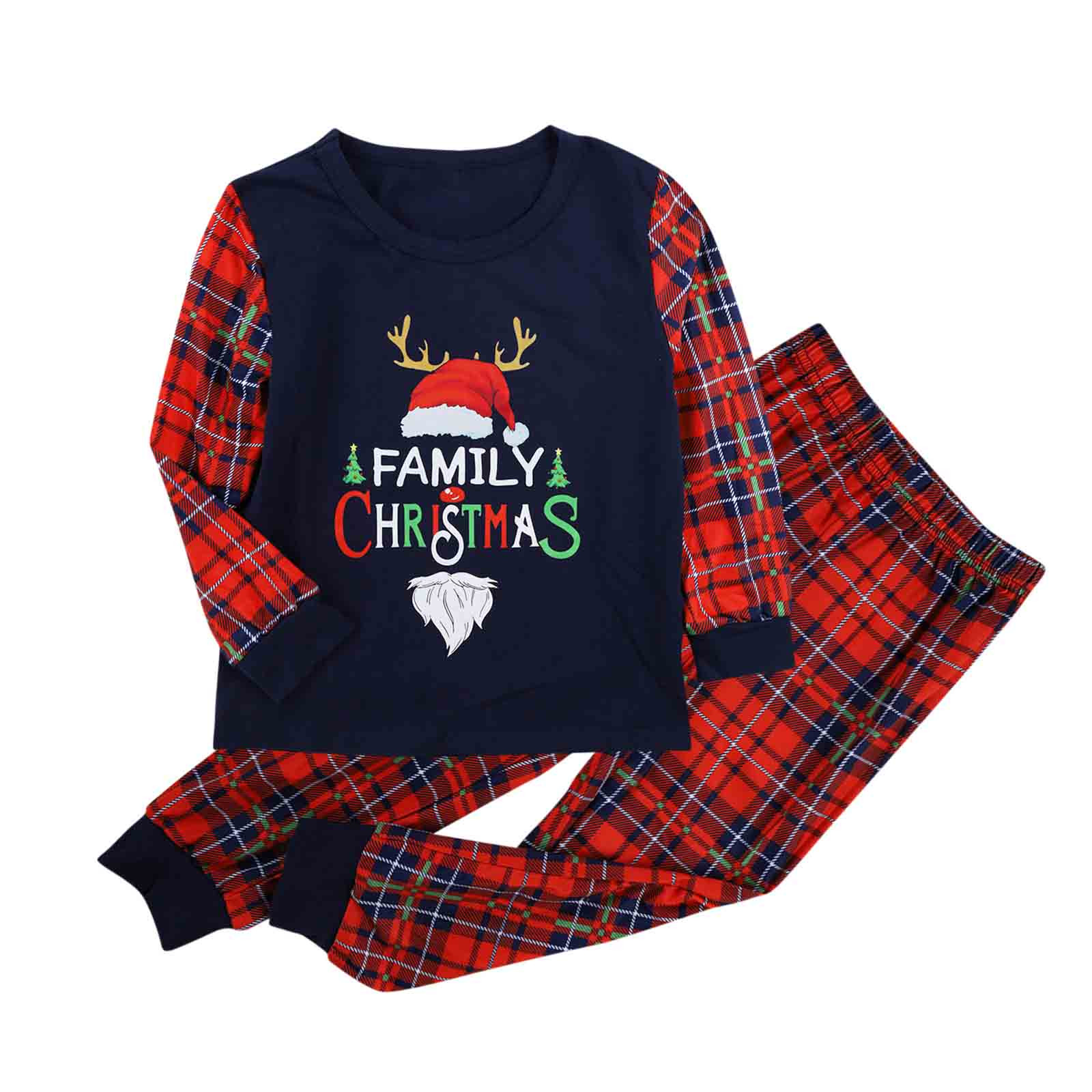 AnuYalue Matching Family Pajamas Sets Christmas Pajamas Family Matching