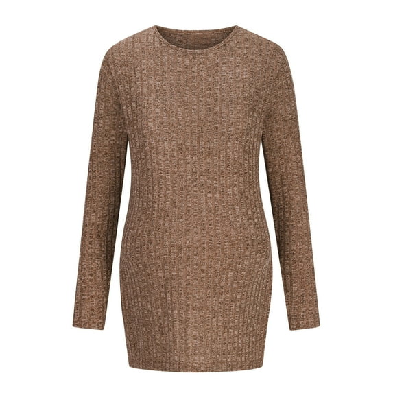 AnuYalue Maternity Sweater for Women Long Sleeve,Womens Fashion Solid Color Long Sleeve Pregnant Sweatshirt Casual Crew Neck Comfy Shirts