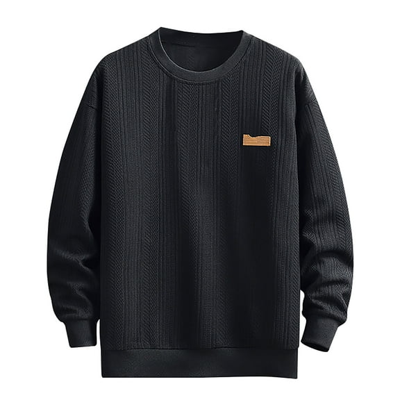 AnuYalue Men's Big and Tall Sweatshirts Casual Crewneck Pullover Loose Fit Long Sleeve Pullovers Fall Winter Sport Sweatshirt