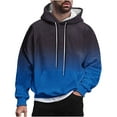 thumbnail image 1 of AnuYalue Mens Big and Tall Hooded Sweatshirts Fashion Gradient Pullover Hoodies Casual Drawstring Long Sleeve Hoodie Outdoor Running Workout Sweatshirt, 1 of 6