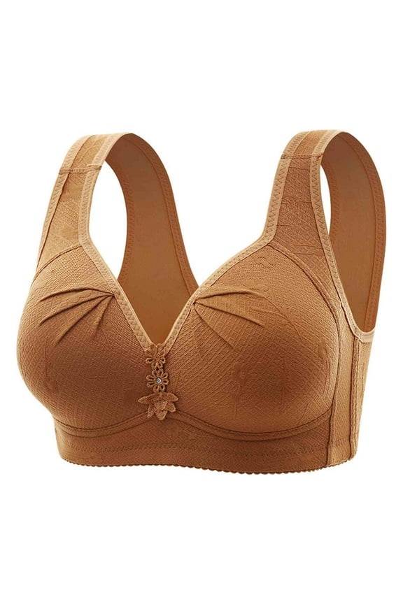 Push-Up Bra Womens Comfy Anti-Sagging Bra Gathered Bra 2025 Plus Size Sports Bra Posture Correction Bras