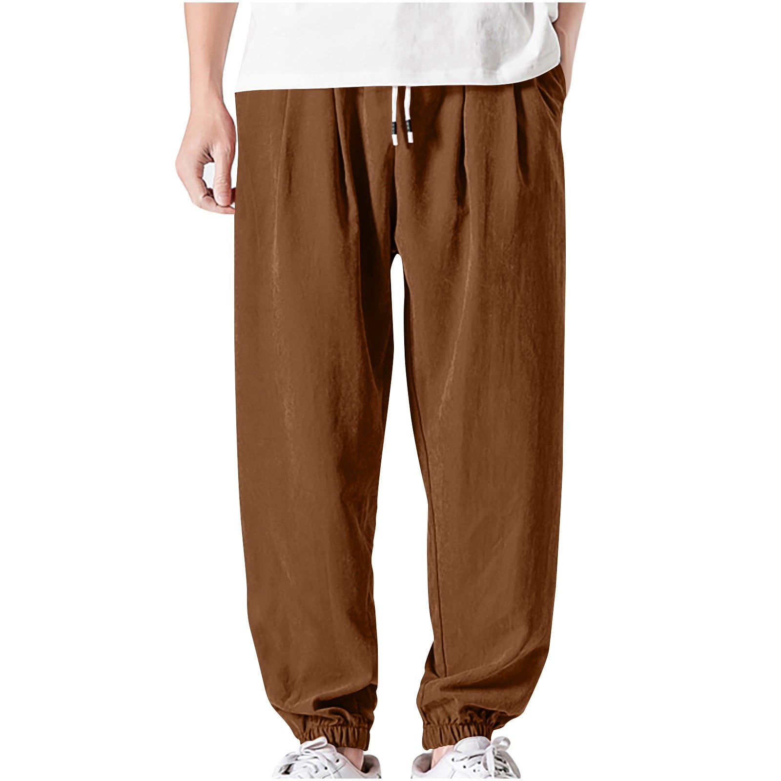 AnuYalue Sweatpants for Men Big and Tall Casual Drawstring Elastic ...