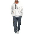 thumbnail image 1 of AnuYalue Track Suits Mens Sweatsuits 2 Piece Set Hoodie and Sweatpants Jogging Suits for Men Casual Running Sweat Suit Set, 1 of 4