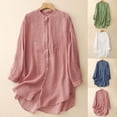 thumbnail image 1 of AnuYalue Women's UPF 50+ Shirt Lightweight Sun Protection Tops Long Sleeve Button Down Dress Shirt for Beach, 1 of 10