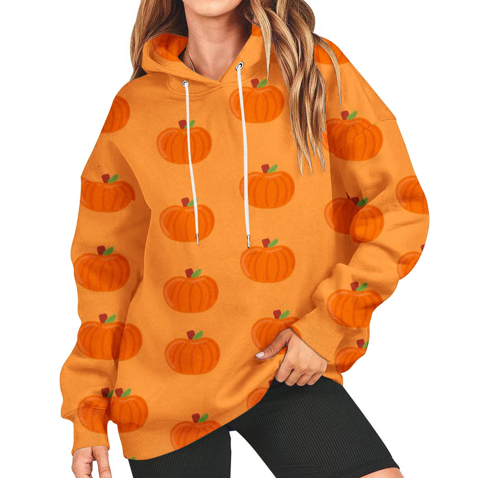 AnuYalue Womens Casual Halloween Hoodies Fashion Warm Lightweight