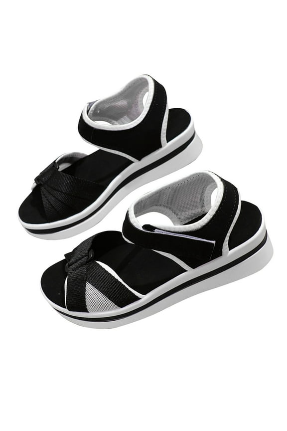 Womens Orthopedic Walking Sandals Recovery Sport Outdoor Hiking Water Sandles Thick Athletic Cushion Adjustable Strap Sandals with Comfortable Plantar Fasciitis Arch Support