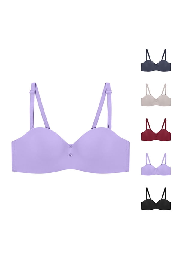 Womens Wireless Bra Seamless Soft Push Up Bralettes No Underwire Comfortable Brassiere Full Coverage Everyday Bras