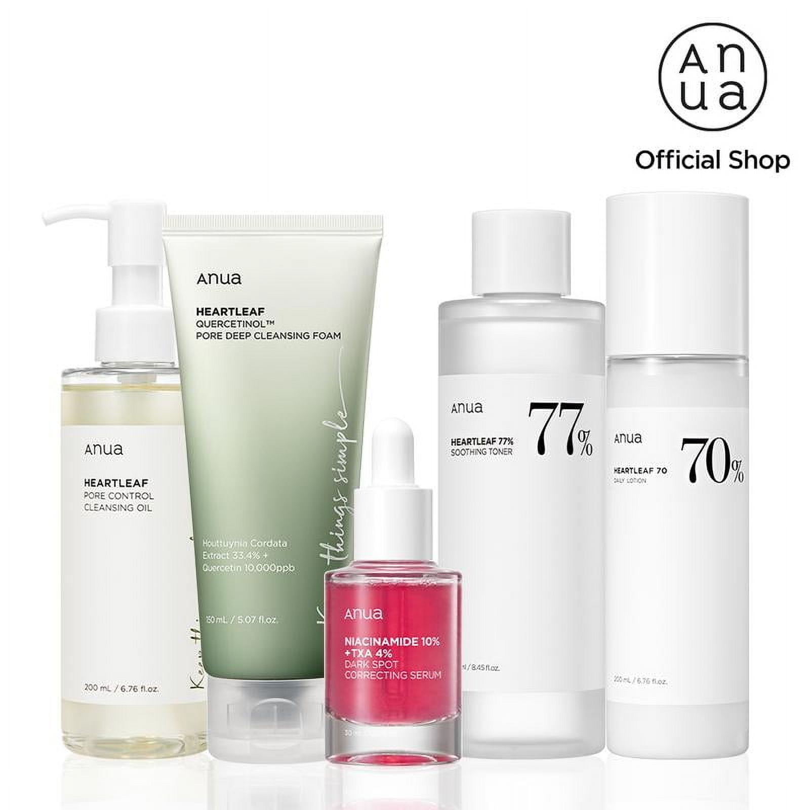 Anua Official Shop Ultimate Skincare Routine Set ( Cleansing oil
