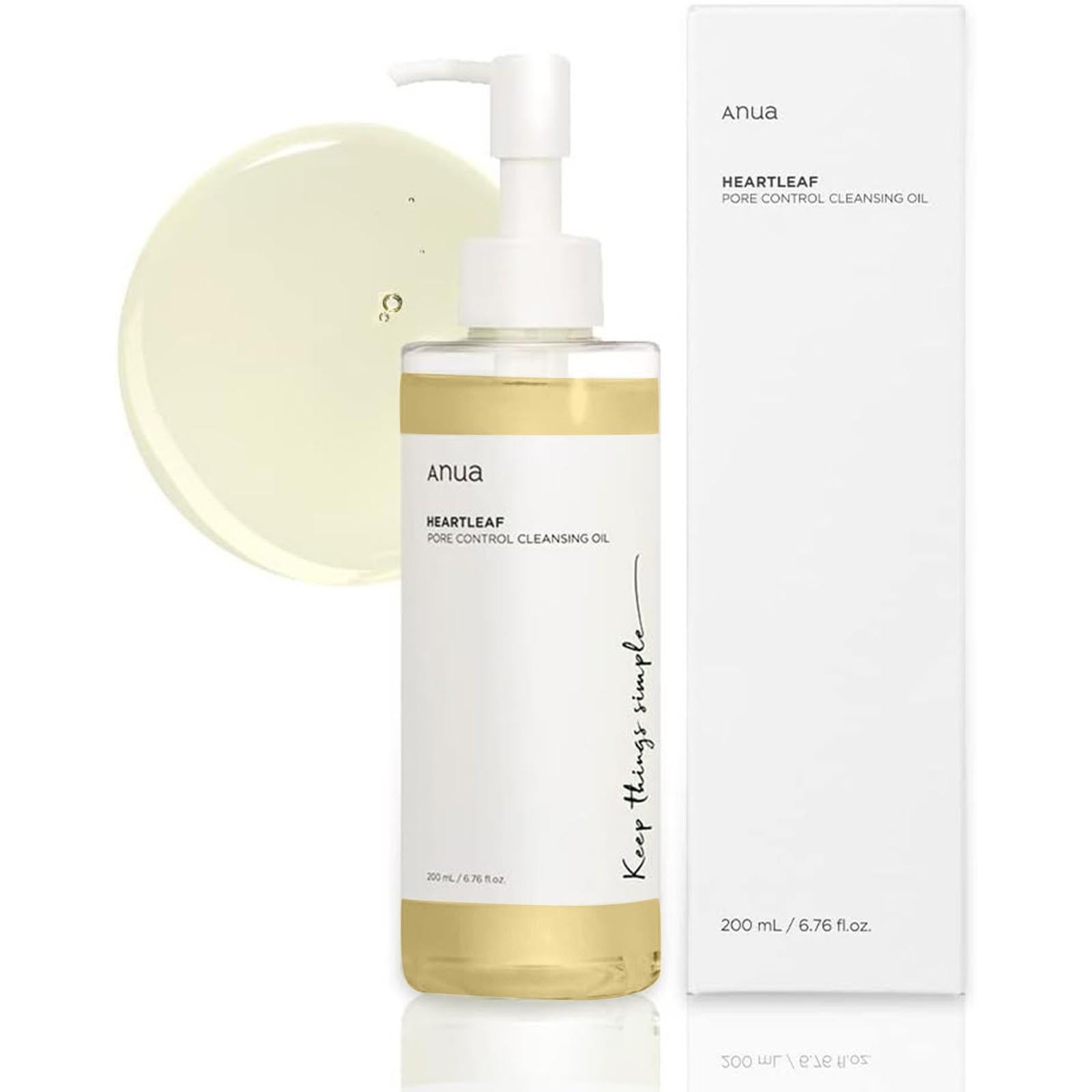 Anua Pore Control Cleansing Oil Makeup Remover, Face Wash, Sensitive