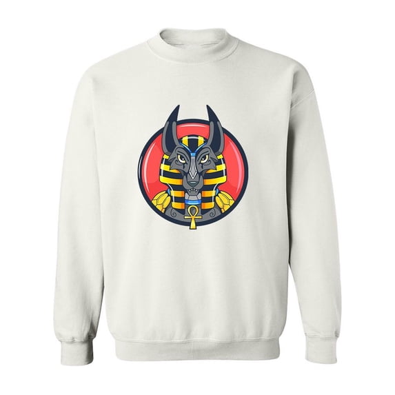 Anubis Ancient Egyptian God Sweatshirt Men -Image by Shutterstock, Male 4X-Large