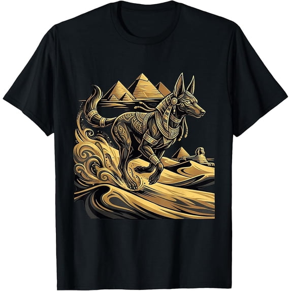 Anubis Egyptian God Mythology T-Shirt - Ancient Egypt Design - Walmart.com