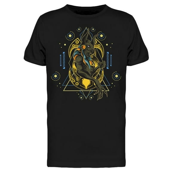 Anubis Geomtry T-Shirt Men -Image by Shutterstock, Male XX-Large