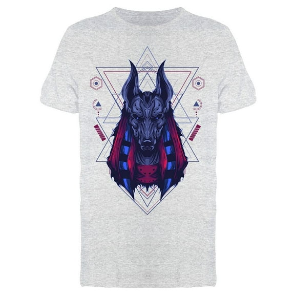 Anubis Head Geometry Pattern Tee Men's -Image by Shutterstock