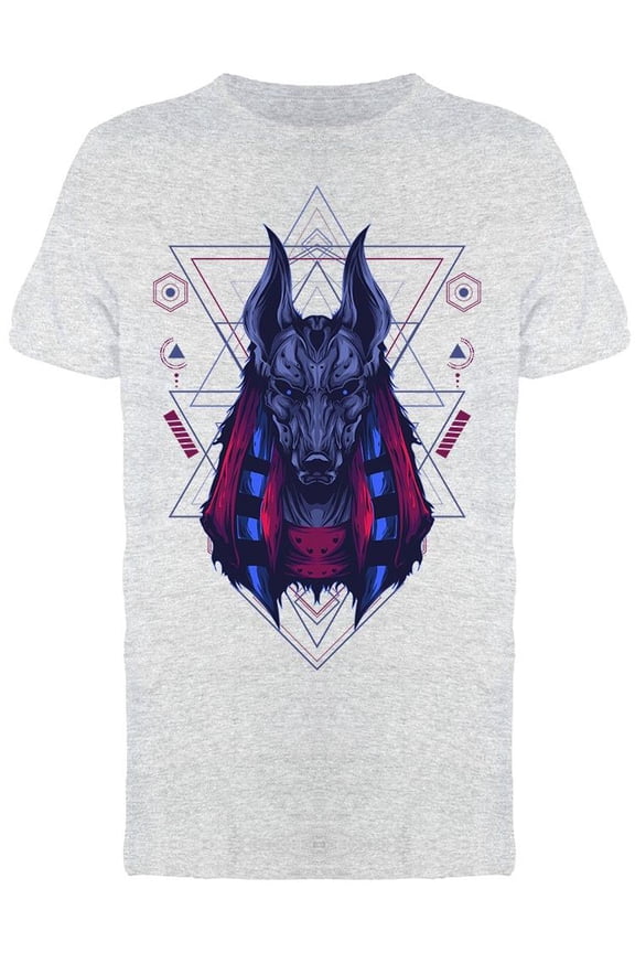Anubis Head Geometry Pattern Tee Men's -Image by Shutterstock