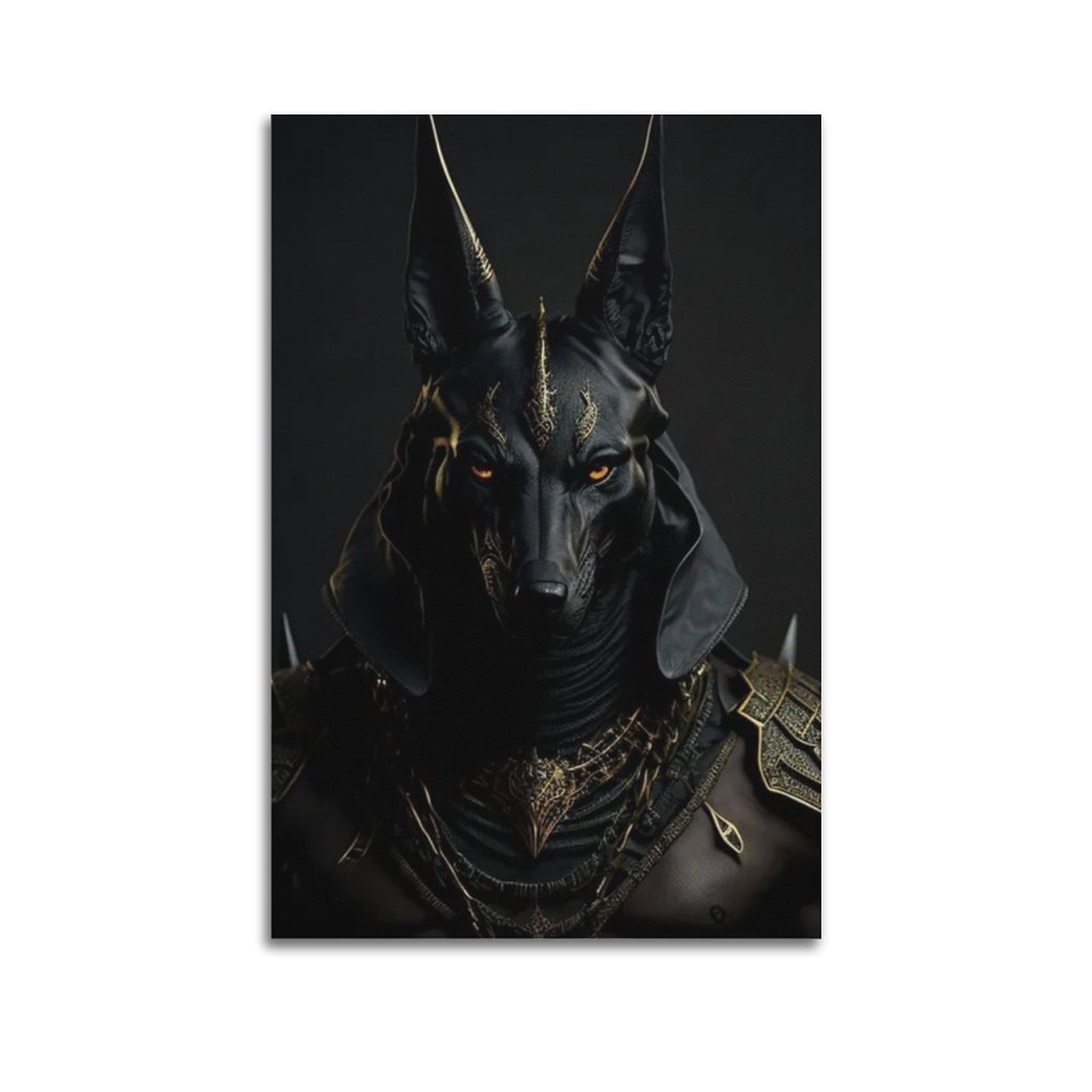 Anubis Painting Vintage Poster Picture Print Wall Art Poster Painting Canvas Posters Artworks ...