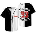 thumbnail image 1 of Anuel AA 23 Baseball Jersey Real Hasta la Muerte 2 Tour Merch Women Men V-neck Short Sleeve T-Shirts, 1 of 6