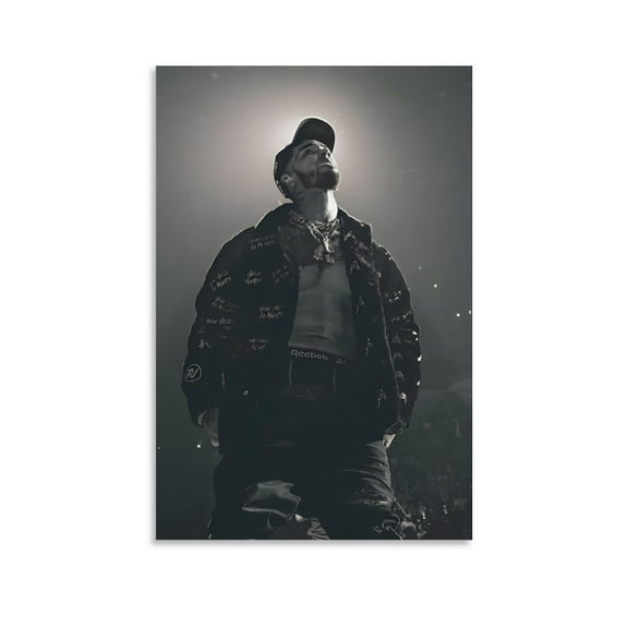 Anuel AA RAPPER Unique Art Poster Art Poster Canvas Painting Decor Wall Print Photo Gifts Home Modern Decorative Posters 16x24inch(40x60cm)