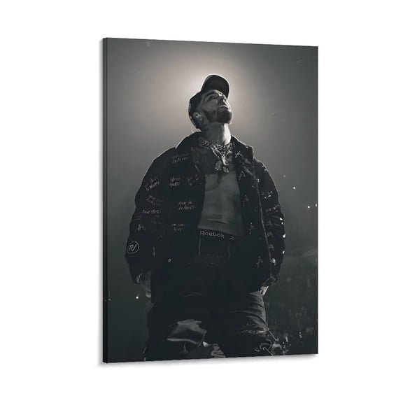 Anuel AA RAPPER Unique Art Poster Canvas Poster Wall Art Picture Prints Hanging Photo Gift Decor Home Posters Artworks 16x24inch(40x60cm)