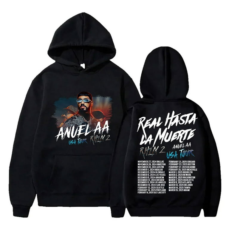 Anuel Merch Ropa Que Usa Anuel Capucha Chamarra Real Hasta La