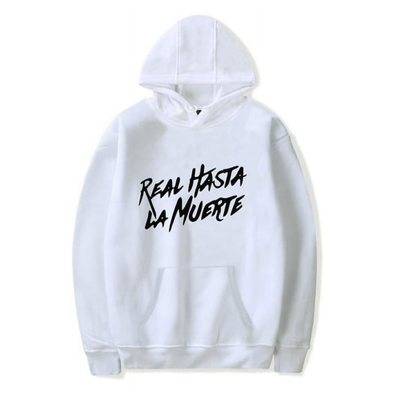 Anuel AA Real Hasta La Muerte Hoodie Winter Sweatshirt Unisex Streetwear Long Sleeve Pullovers