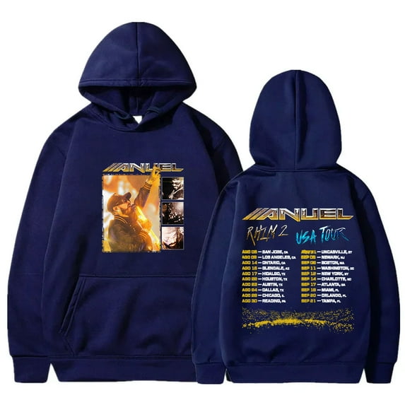 Anuel AA Real Hasta la Muerte 2 Tour Merch Hoodies Women Men Fashion Long Sleeve Sweatshirts