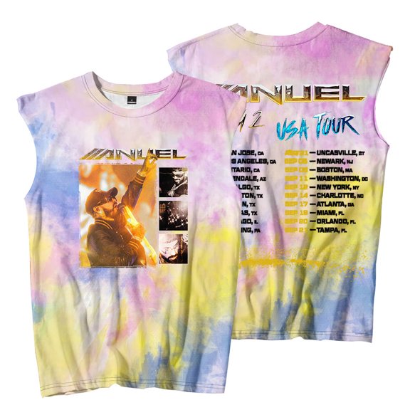 Anuel AA Real Hasta la Muerte 2 Tour Merch Sleeveless T-Shirts Tank Tops Women Men Streetwear Tee