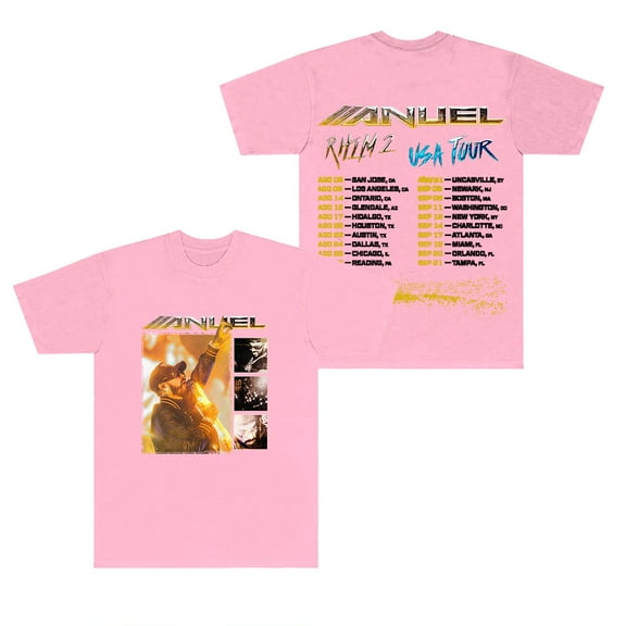 Anuel AA Real Hasta la Muerte 2 Tour T-Shirts Streetwear Tee Women Men HipHop Short Sleeve