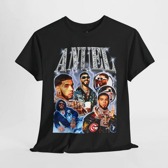 Anuel AA Vintage Retro Y2K Unisex T-Shirt | Anuel AA Fan Gift | I Anuel AA Fan Shirt | Real hasta la muerte | Anuel pr Trap | Trap Fan Shirt