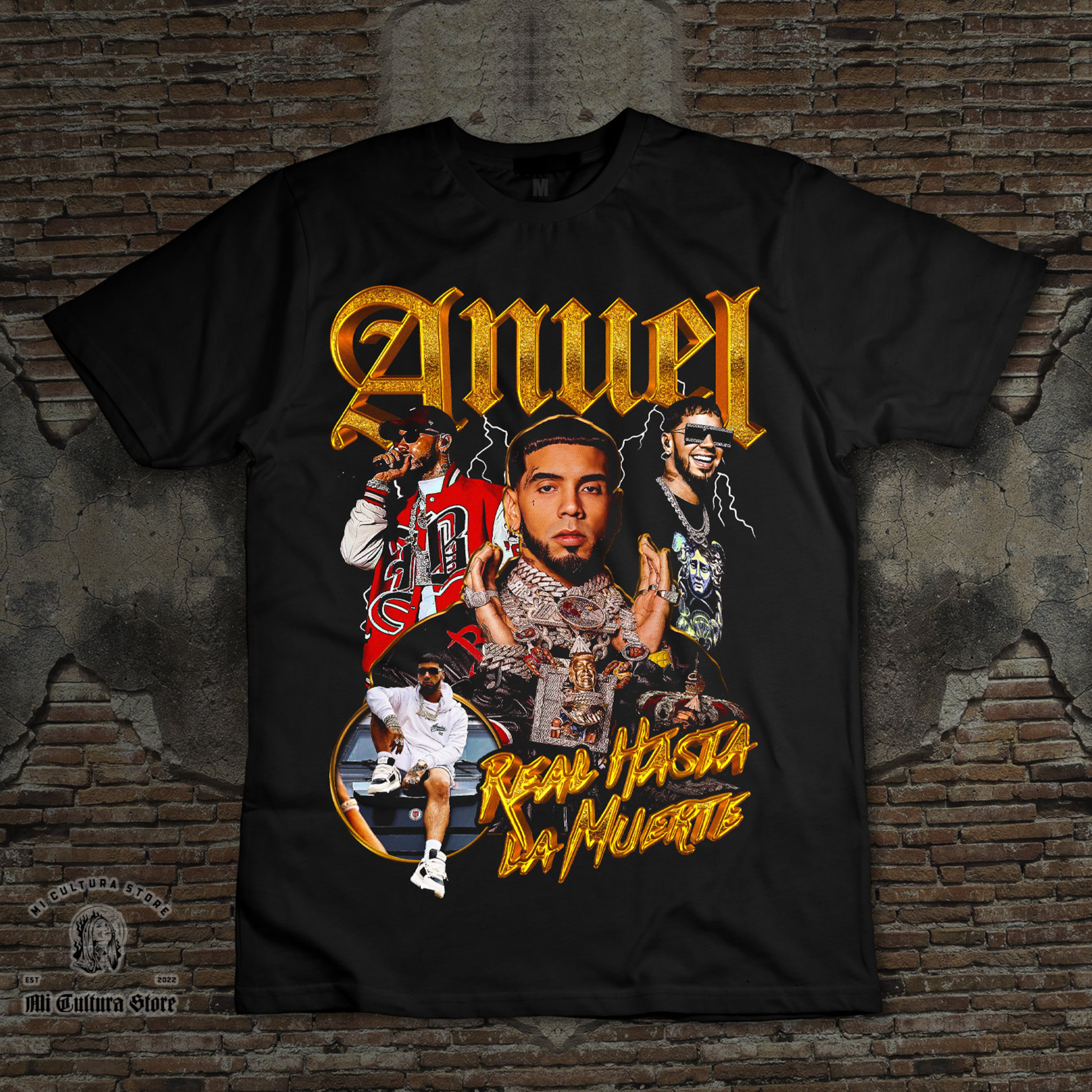 Anuel AA Vintage look Shirt realist la| T-Shirt Anuel AA