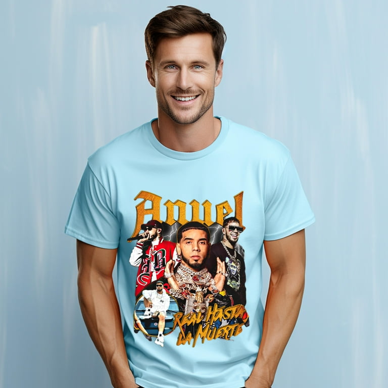 Anuel AA Vintage look Shirt realist la T Shirt Anuel AA Clothing Anuel Anuel Merch handmade Trending Regalo Mujer Hombre The unisex soft style t shirt comfortable material. Walmart
