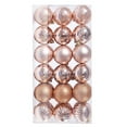 thumbnail image 1 of AnuirheiH 36Pcs Christmas Balls Ornaments Christmas Tree Decorations,5 Style Shatterproof Christmas Tree Decorations Hanging Ball for Holiday Wedding Party Decoration, 1 of 5