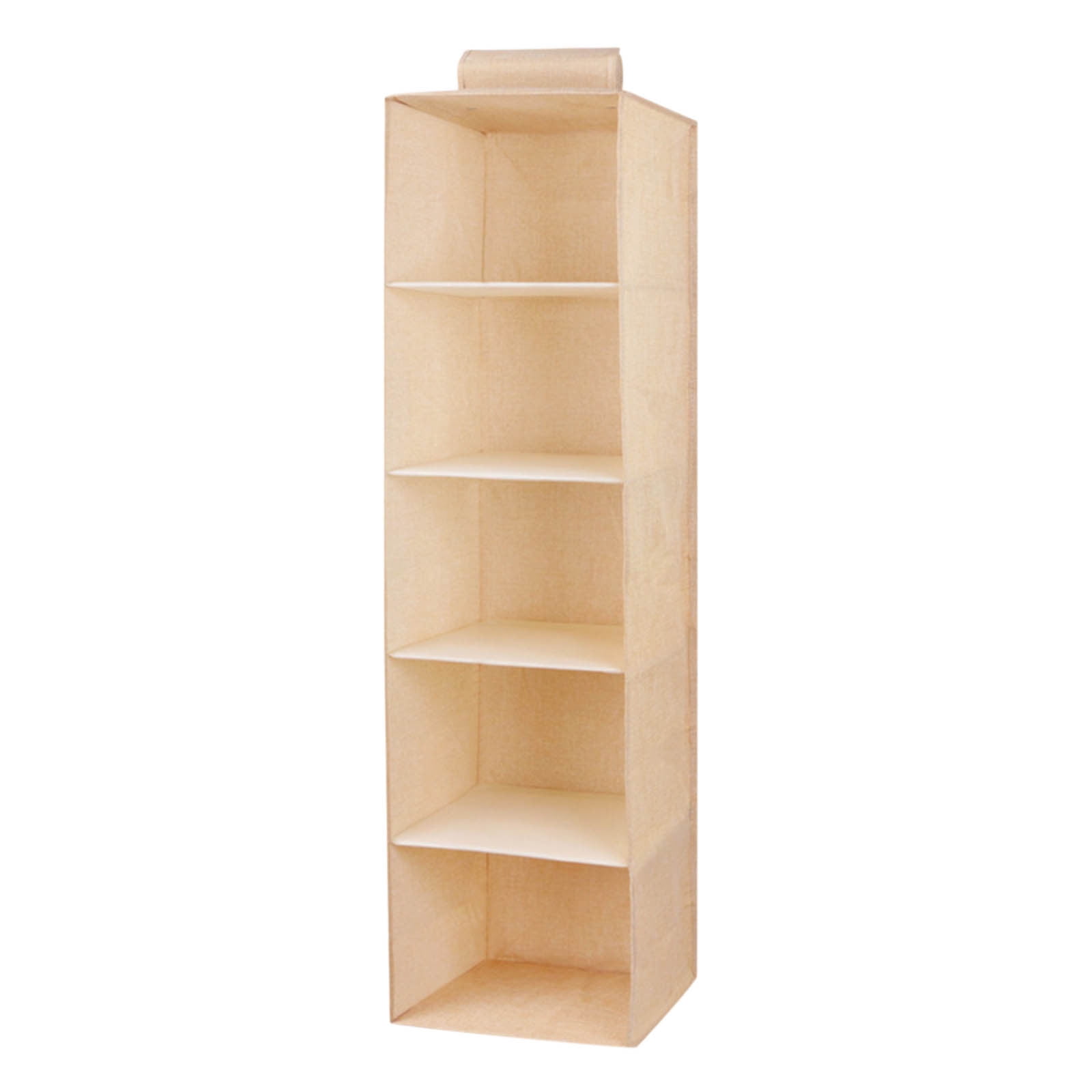 AnuirheiH 5-Shelf Hanging Closet Organizer,Collapsible Hanging Closet