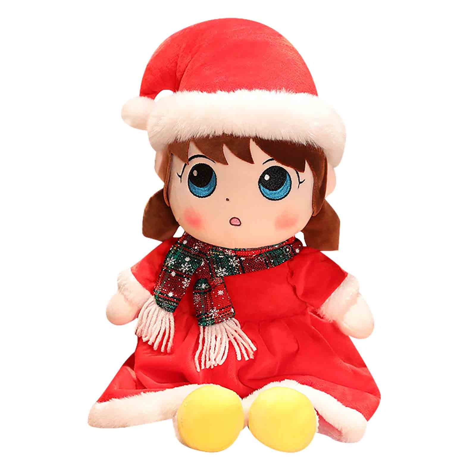 AnuirheiH Baby Plush Dolls Christmas Plush Doll Toy For 1 Year Old amazon-1-year-old-toys-for-boys-girls-light-up-shape-sorter