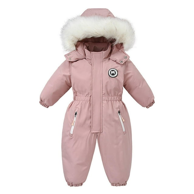 AnuirheiH Boys and Girls One Piece Snowsuits Overalls Ski Suits Winter