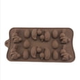 thumbnail image 1 of AnuirheiH Candy Chocolate Molds Silicone, Non-stick Animal Jello Molds, Crayon Mold, Silicone Baking Mold - BPA Free, Forest Theme with Different Animals, 1 of 1