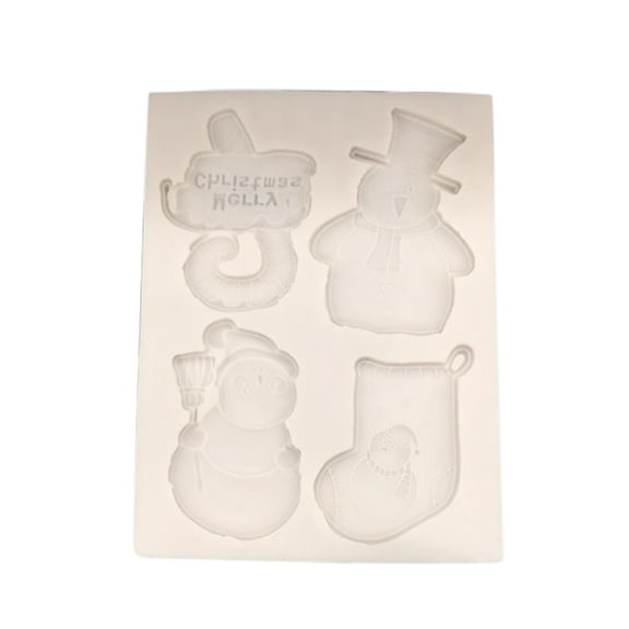 AnuirheiH Christmas Baking Silicone Mould DIY Chocolate Cupcake Cake Muffin Baking Mold