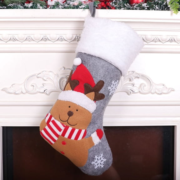 AnuirheiH Christmas Decorations Plush Tree Hanging Bag Faceless Doll Socks Gift Bag