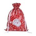 thumbnail image 1 of AnuirheiH Christmas Gift Bag Drawstring Gift Bag Christmas Aluminum Foil Bag Christmas Gift Bag, 1 of 3