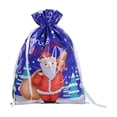 thumbnail image 1 of AnuirheiH Christmas Gift Bag Drawstring Gift Bag Christmas Aluminum Foil Bag Christmas Gift Bag, 1 of 3