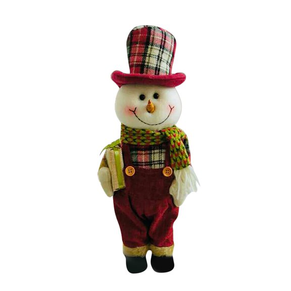 AnuirheiH Christmas Handmade Santa Cloth Doll Birthday Present For Home Christmas Holiday Decoration