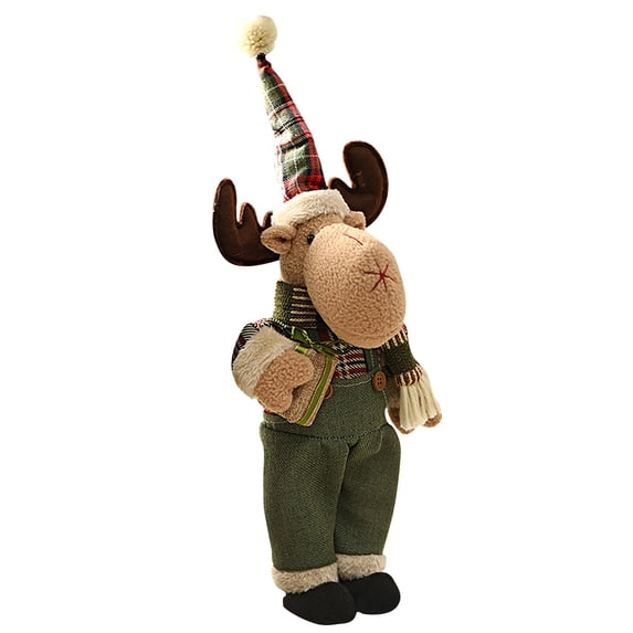 AnuirheiH Christmas Handmade Santa Cloth Doll Birthday Present For Home Christmas Holiday Decoration