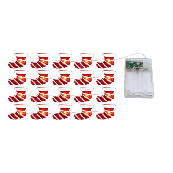 AnuirheiH Christmas String Lights Snowman Santa Claus Decoration Light String Led Copper Wire Light with String