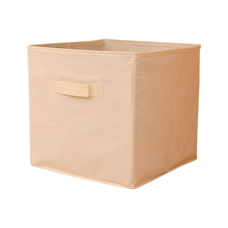 AnuirheiH Fabric Storage Bins,Foldable Storage Baskets with  Handle,Decorative Storage Bins for Shelves,Rectangle Closet  Baskets,Organizing Nursery for