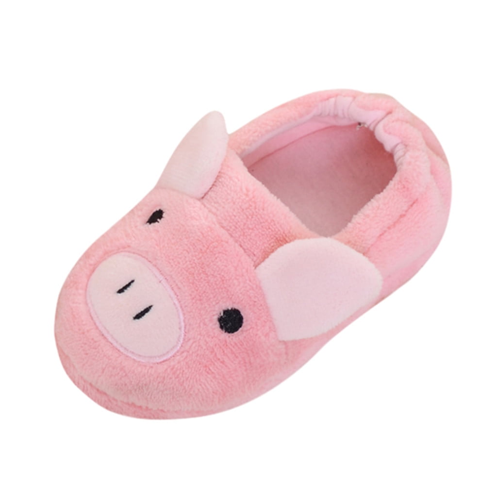 AnuirheiH Girls Little Pig Slippers Toddler Slippers Cute Porker Warm ...