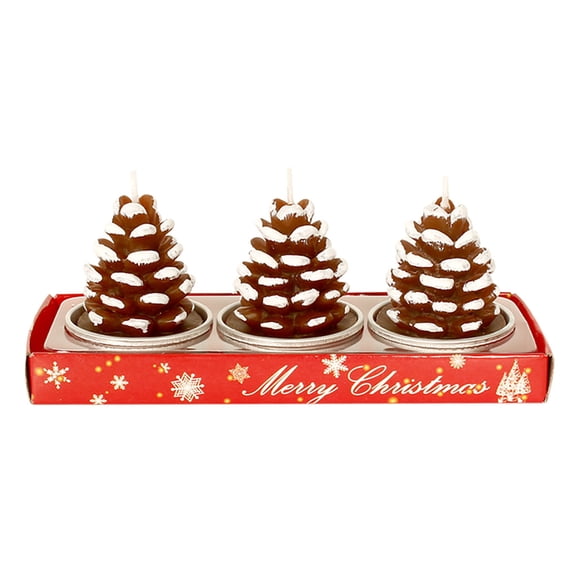 AnuirheiH Hot Sale Christmas Candle Romantic Candlelight Dinner Atmosphere Decoration