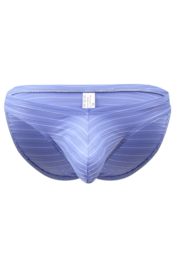 Men's Lingerie Casual Striped Breathable Low Waist Body Sculpting Sexy Hot Underwear Pants
